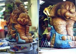 Bozzetto e carro realizzato,  Disneyland Paris