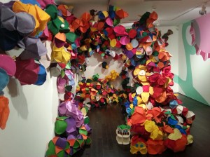 Particolare dell'allestimento 